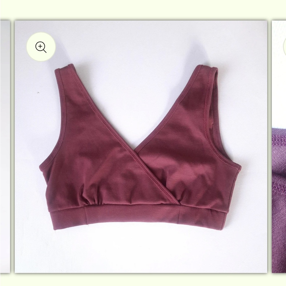 Mammyko merino and cotton nursing bra XL